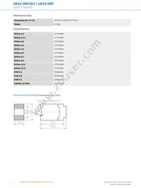 UE43-3MF2D3 Datasheet Page 4