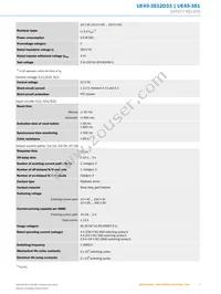 UE45-3S12D33 Datasheet Page 3