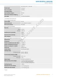 UE45-3S13D33 Datasheet Page 3