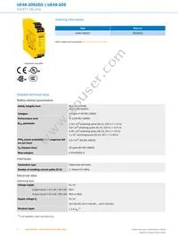 UE48-2OS2D2 Datasheet Page 2