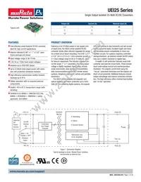 UEI25-033-D48P-C Datasheet Cover