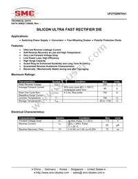 UF27520070A1.T Datasheet Cover