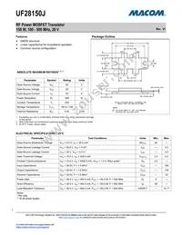 UF28150J Datasheet Cover