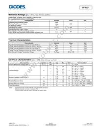 UF5JD1-13 Datasheet Page 2