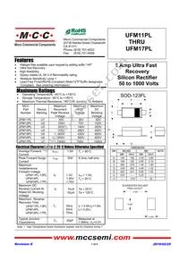 UFM17PL-TP Datasheet Cover