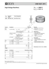 UGE0221AY4 Datasheet Cover