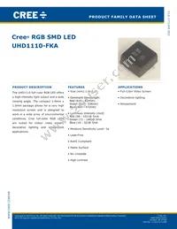 UHD1110-FKA-CL1A13R3Q1BBQFMF3 Datasheet Cover