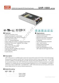 UHP-1000-36 Datasheet Cover