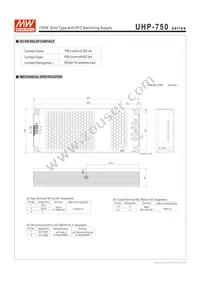 UHP-750-24 Datasheet Page 4