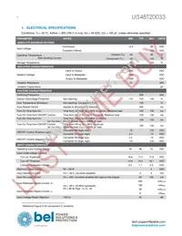 UIS48T20033 Datasheet Page 2