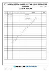 UJ2600001 Datasheet Page 2