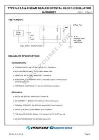 UJ2600001 Datasheet Page 4