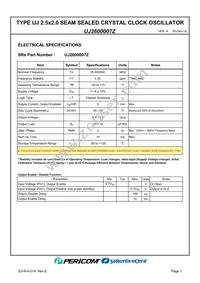 UJ2600007Z Datasheet Page 3