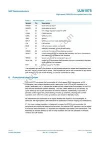 UJA1075TW/3V3/WD:1 Datasheet Page 6