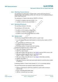 UJA1078ATW/5V0/WD Datasheet Page 18