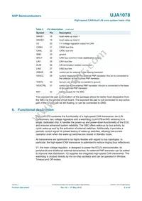 UJA1078TW/3V3/WD:1 Datasheet Page 6