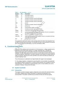 UJA1079ATW/5V0/WD Datasheet Page 6
