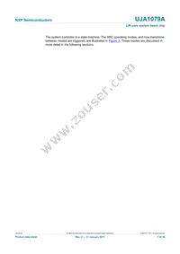 UJA1079ATW/5V0/WD Datasheet Page 7
