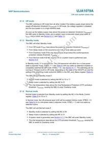UJA1079ATW/5V0/WD Datasheet Page 9
