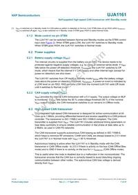 UJA1161T Datasheet Page 7