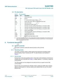 UJA1163T Datasheet Page 4