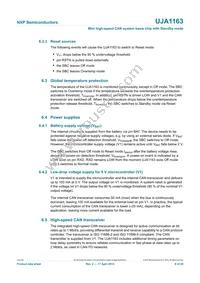 UJA1163T Datasheet Page 8