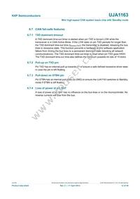 UJA1163T Datasheet Page 12