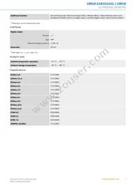 UM18-218161101 Datasheet Page 3