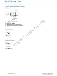 UM18-218161101 Datasheet Page 4