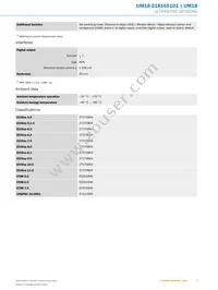 UM18-218165101 Datasheet Page 3