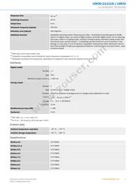 UM30-211118 Datasheet Page 3