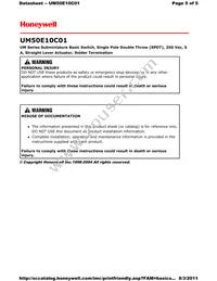 UM50E10C01 Datasheet Page 5