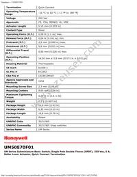 UM50E70F01 Datasheet Page 2