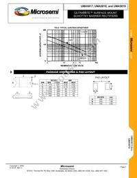 UMA5819 Datasheet Page 3