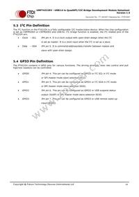 UMFT4222EV-B Datasheet Page 16
