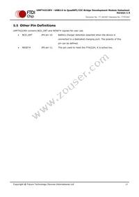 UMFT4222EV-B Datasheet Page 17
