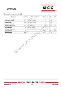 UMH2N-TP Datasheet Page 2