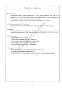 UMK325C7106MM-T Datasheet Page 2