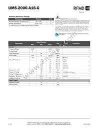 UMS-2000-A16-G Datasheet Page 2