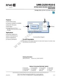 UMS-2150-R16-G Datasheet Cover