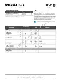 UMS-2150-R16-G Datasheet Page 2