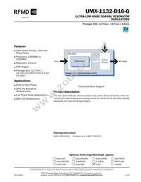 UMX-1132-D16-G Datasheet Cover