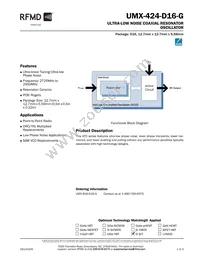 UMX-424-D16-G Datasheet Cover