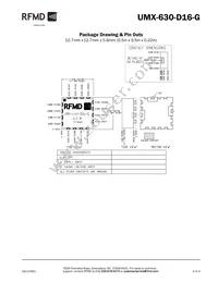 UMX-630-D16-G Datasheet Page 3