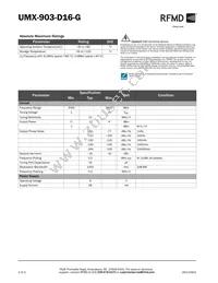 UMX-903-D16-G Datasheet Page 2