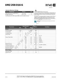 UMZ-268-D16-G Datasheet Page 2