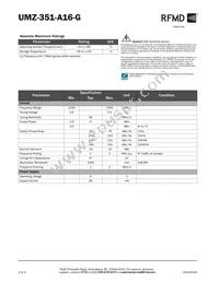 UMZ-351-A16-G Datasheet Page 2