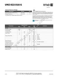 UMZ-822-D16-G Datasheet Page 2