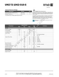 UMZ-T2-1062-O16-G Datasheet Page 2