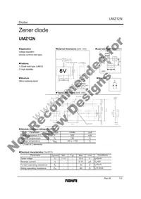 UMZ12NT106 Datasheet Cover